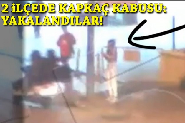 İzmir'de 2 ilçede kapkaç kabusu: Yakalandılar!