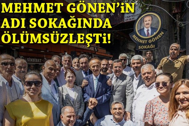Konak Belediyesi'nden Mehmet Gönen’e vefa