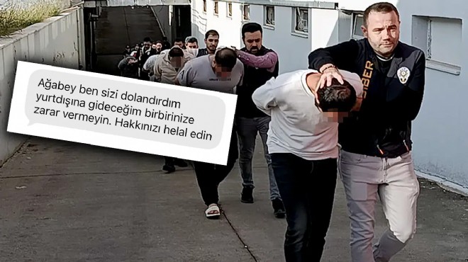 'Sazan sarmalı' yöntemiyle dolandırdı, helallik istedi!