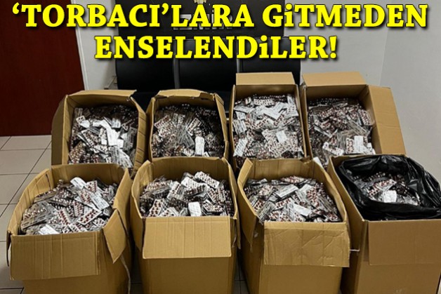 'Torbacı'lara gitmeden yakalandılar: 168 bin hap ele geçirildi!
