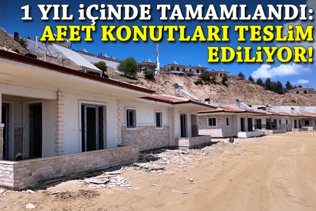 1 yıl içinde tamamlandı: Ödemiş'te afet konutları teslim ediliyor