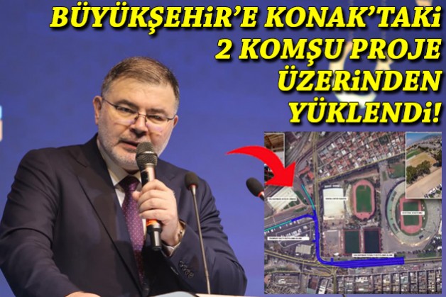 AK Partili Saygılı Büyükşehir'e Konak'taki komşu 2 proje üzerinden yüklendi!