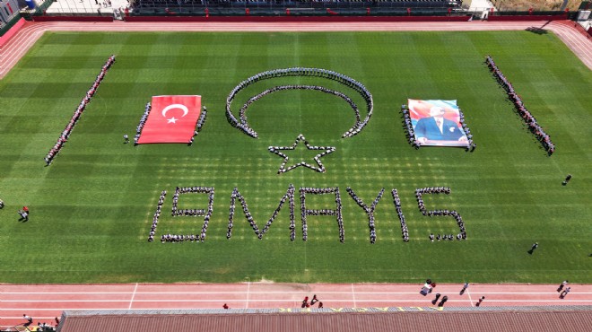 Aliağa'da 19 Mayıs heyecanı stada sığmadı