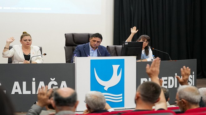 Aliağa'da kesin hesaba meclis onayı