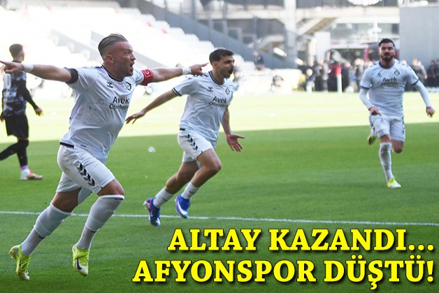 Altay kazandı, Afyonspor düştü!