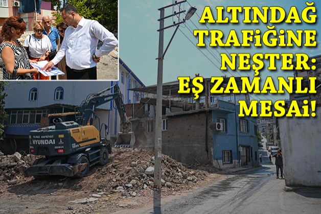 Altındağ trafiğine büyük neşter: Eş zamanlı mesai!