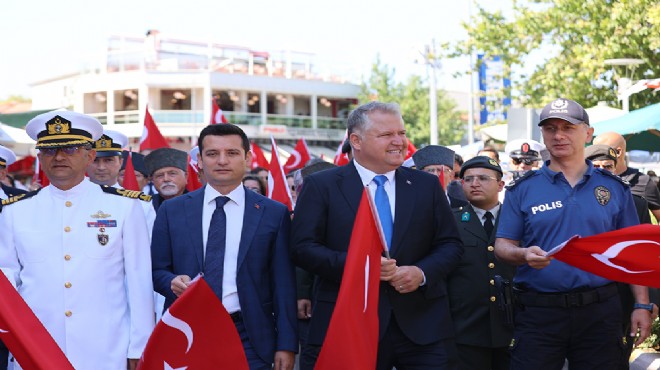 Atatürk'ün Urla'ya gelişinin 100. yılı törenlerle anıldı