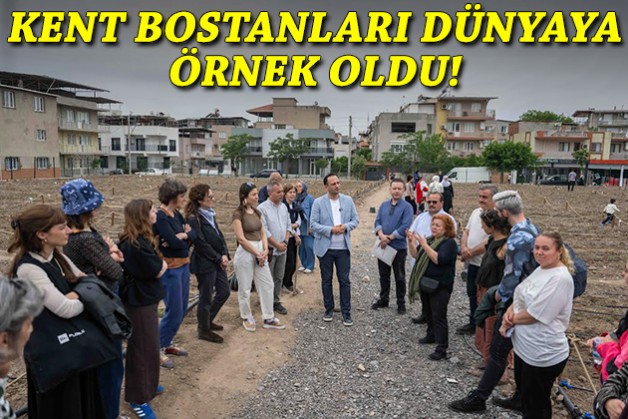 Avrupa’dan Bornova’ya kent bostanı incelemesi