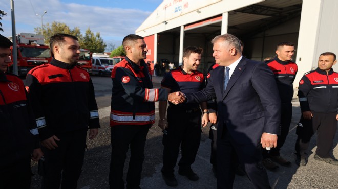 Balkan, İtfaiye Haftası’nda itfaiyecilerle buluştu