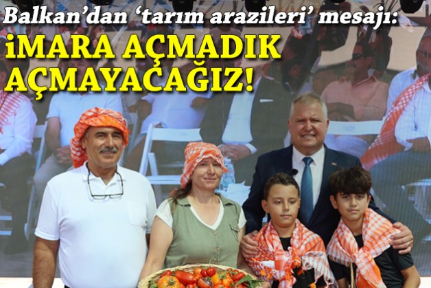 Balkan'dan bağbozumu şenliğinde mesaj: Hiçbir tarım arazisini imara açmadık, açmayacağız!