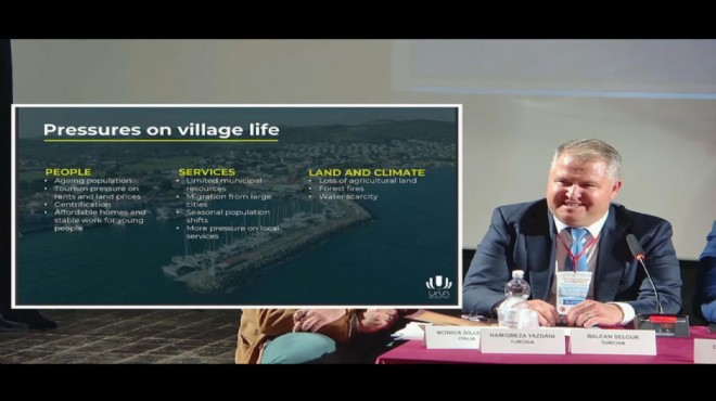 Başkan Balkan İtalya'da Urla'yı anlattı!