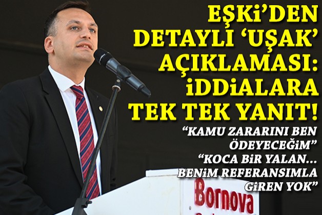 Başkan Eşki'den detaylı açıklama: O iddialara tek tek yanıt!