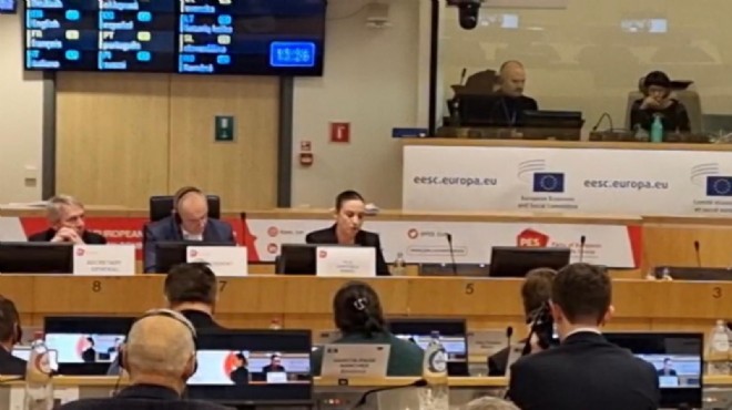 Başkan Sengel Brüksel'de konuştu: Her zor kışın ardından gelen baharın adı sosyalizmdir