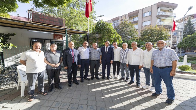 Başkan Tugay'dan Buca turu