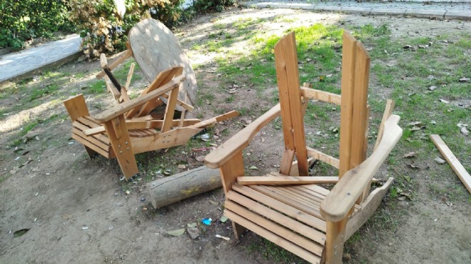 Baştan sona yenilenmişti: Parka vandal saldırı!