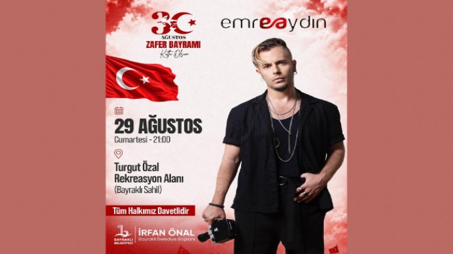 Bayraklı’da 'Zafer' coşkusu Emre Aydın’la taçlanacak