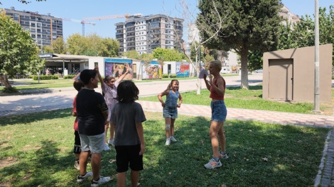 Bayraklı’da çocuklar yaz okulu atölyelerinde buluştu