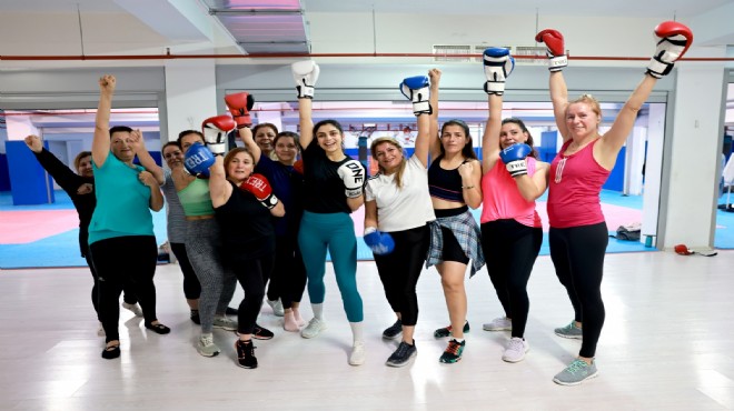 Bayraklı’da kadınlara ücretsiz Tae-Bo dersleri başladı