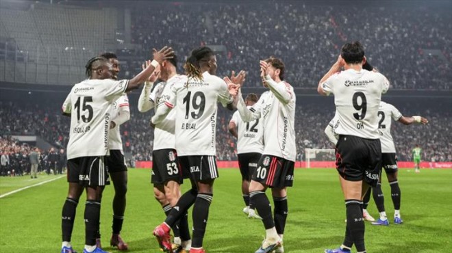 Beşiktaş farklı kazanarak turladı!