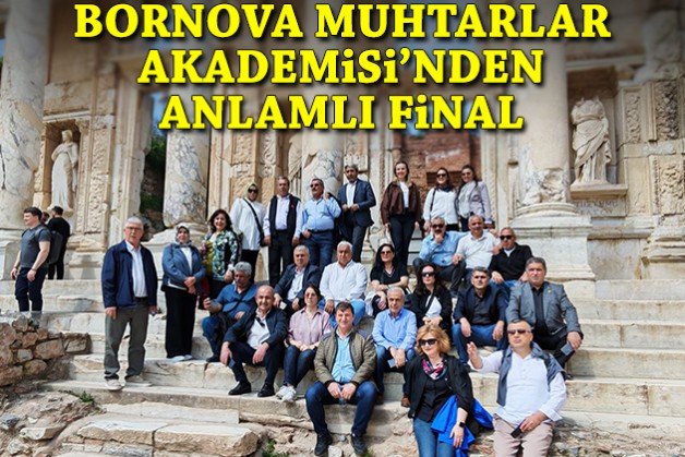 Bornova Muhtarlar Akademisi’nden anlamlı final