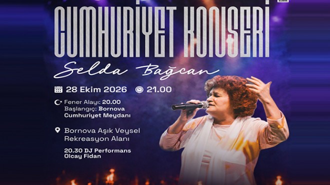 Bornova'da 103. yıla yakışır dev kutlama