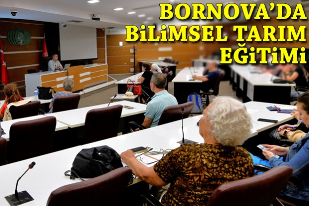 Bornova'da bilimsel tarım eğitimi