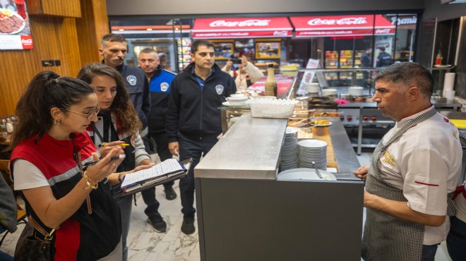 Bornova'da gıda güvenliği için sıkı denetim