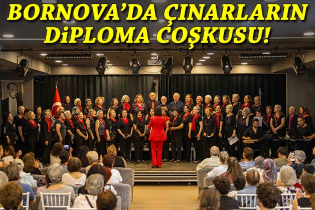 Bornova'nın çınarları diplomalarını aldı