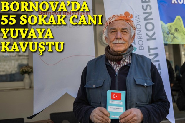 Bornova’da 55 sokak canı yuvaya kavuştu!