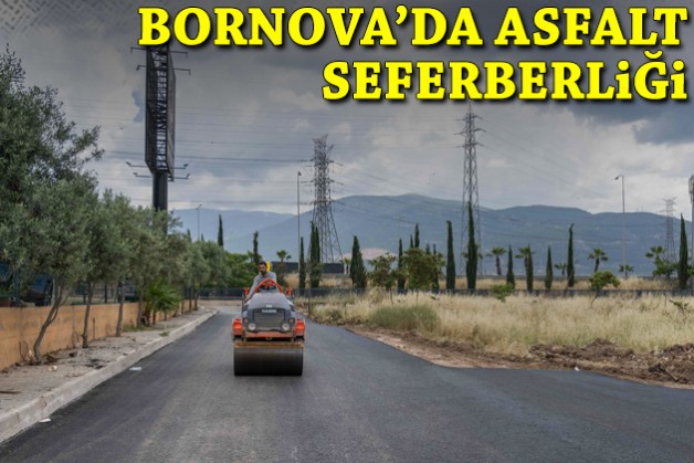 Bornova’da asfalt seferberliği