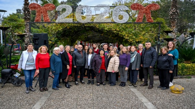 Bornova’da yılbaşı hediyeleri kadın emeğiyle!