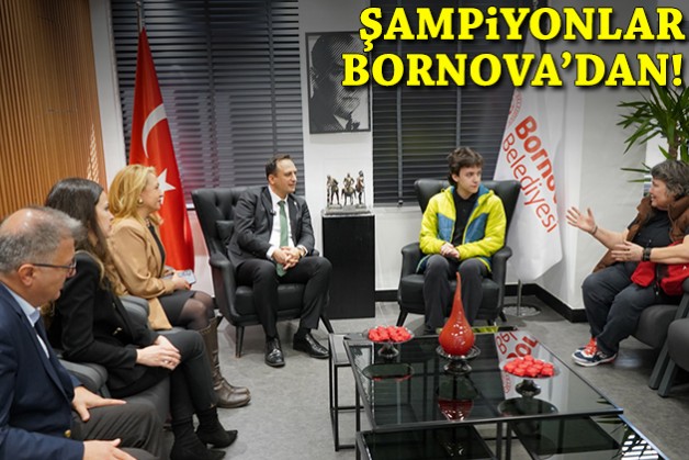 Bornova’nın gururu öğrenciler Başkan Eşki ile buluştu