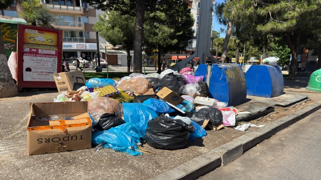 İşçiler grevde: Buca'da çöp yığınları tepki çekiyor