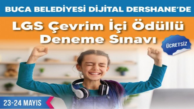 Buca'da öğrencilere ücretsiz deneme sınavı