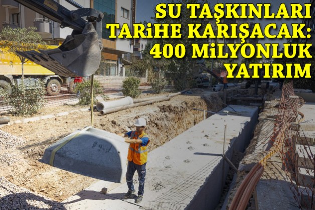 Buca'da su taşkınları tarihe karışacak: 400 milyonluk yatırım!