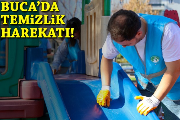 Buca'da temizlik seferberliği