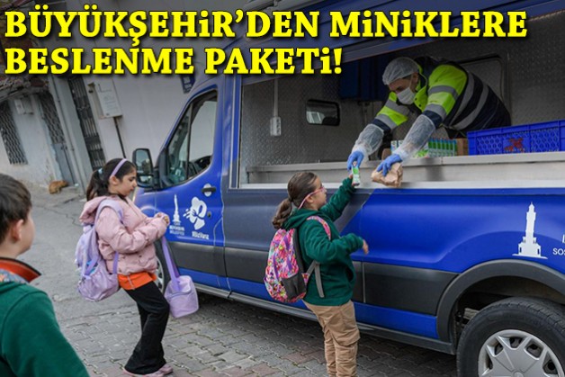 Büyükşehir'den miniklere beslenme paketi!