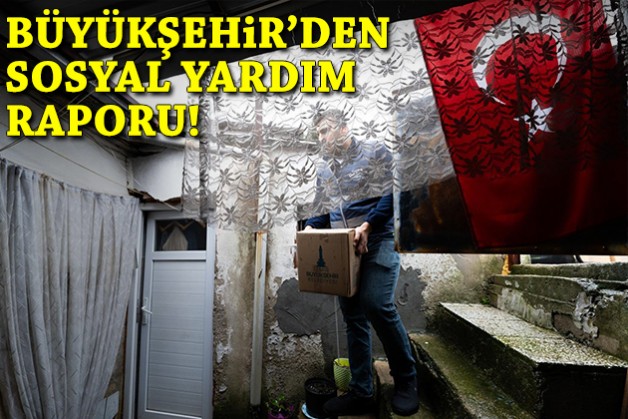 Büyükşehir'den sosyal yardım raporu!