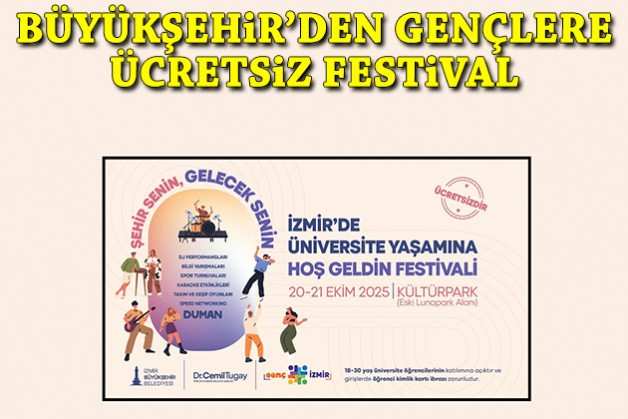 Büyükşehir’den üniversitelilere ücretsiz festival