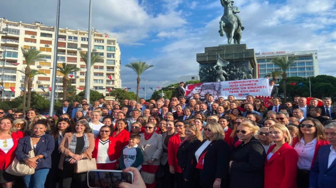 CHP İzmir'den alternatif 29 Ekim kutlaması: Polat ve Gümrükçü ne mesaj verdi?