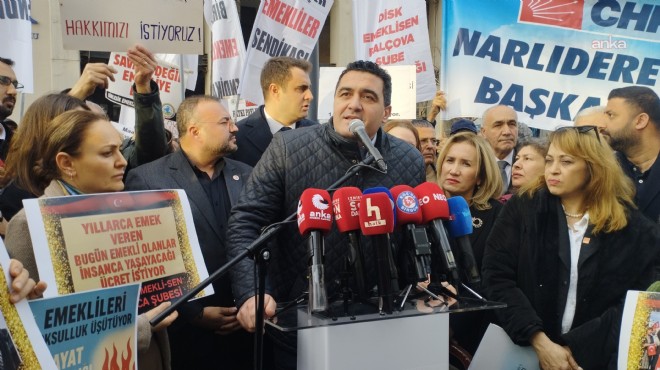 CHP İzmir'den emekliler standı... Karasu: Bu yılı AKP iktidarına dar edeceğiz!