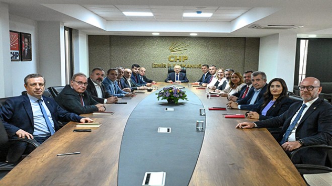 CHP MYK'sı İzmir'de toplandı: 'Cemil Tugay' açıklaması!