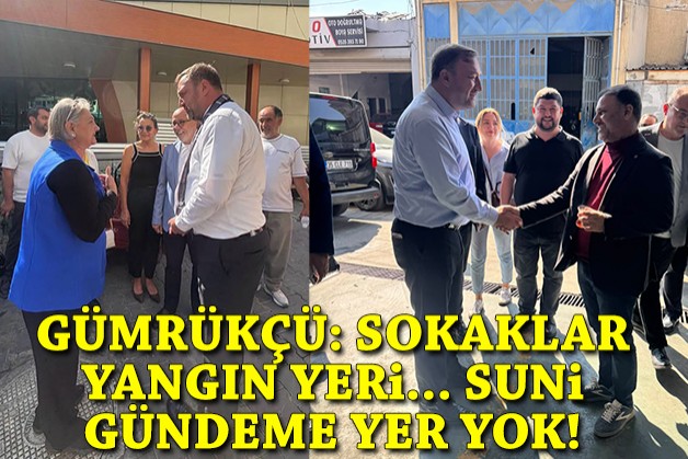 CHP'li Gümrükçü: Sokaklar yangın yeri suni gündeme yer yok