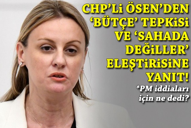 CHP'li Ösen'den PM iddiası ve 'sahada değiller' eleştirisine yanıt!