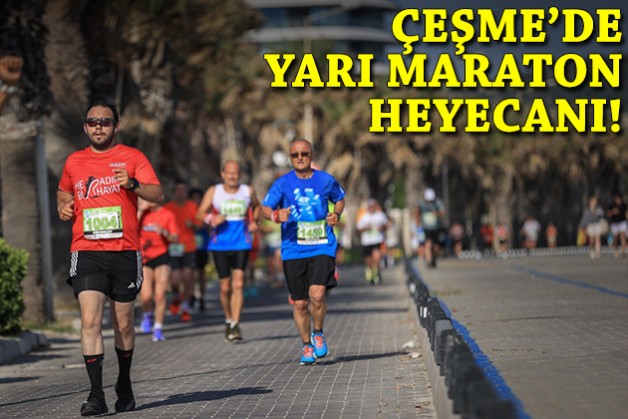 Çeşme'de yarı maraton heyecanı başlıyor