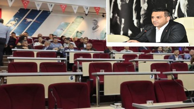 Çiğli'de 'Yıldız' protestosu: Meclis toplanamadı!