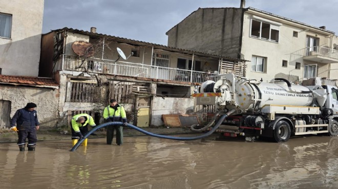 Çiğli'de sağanak ve fırtına teyakkuzu