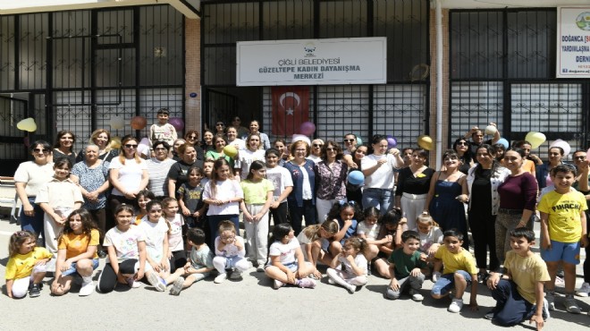 Çiğli'de yıl sonu şenliği: Çocuklar doyasıya eğlendi