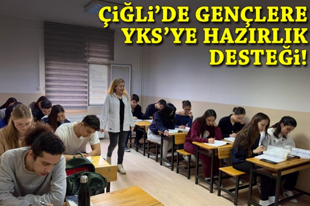 Çiğli’de gençlere YKS'ye hazırlık desteği