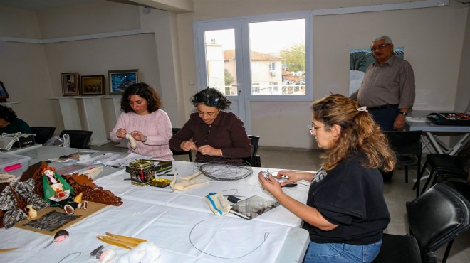 Çiğli’de kadınlar geleneksel sanatı geleceğe taşıyor